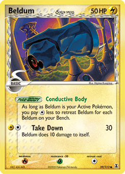Beldum Delta Species card