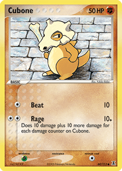 Cubone Delta Species card