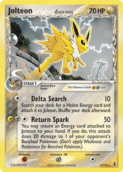 Jolteon ★ Delta Species card