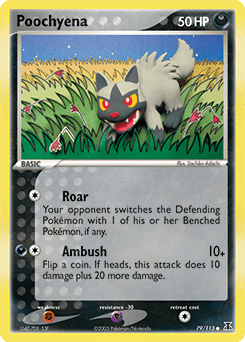 Poochyena Delta Species card