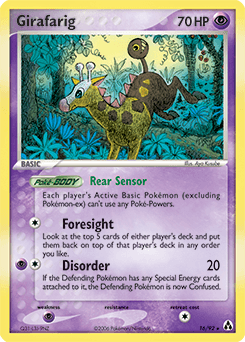 Girafarig Legend Maker card
