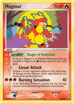 2006 Legend Maker Magmar #21