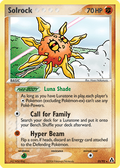 Solrock Legend Maker card