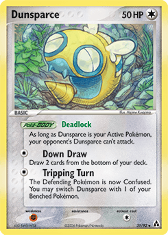 Dunsparce Legend Maker card