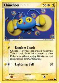 Chinchou Legend Maker card