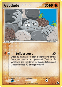 Geodude Legend Maker card