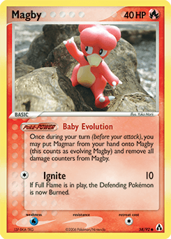 Magby Legend Maker card
