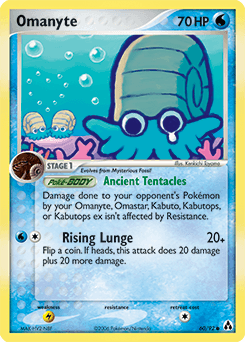 Omanyte Legend Maker card