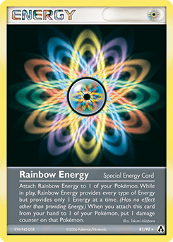 Rainbow Energy Legend Maker card