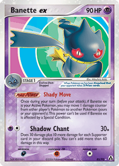2006 Legend Maker Banette ex #85