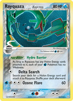 Rayquaza δ Holon Phantoms card