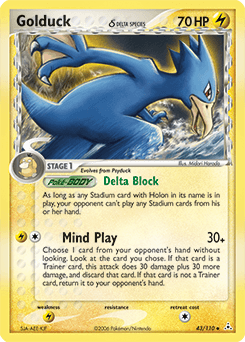 2006 Holon Phantoms Golduck δ #43