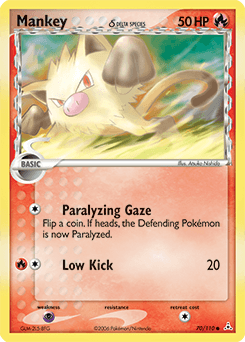 Mankey Holon Phantoms card