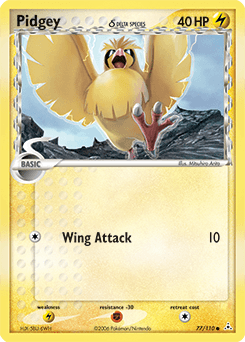 2006 Holon Phantoms Pidgey δ #77