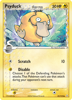 Psyduck Holon Phantoms card