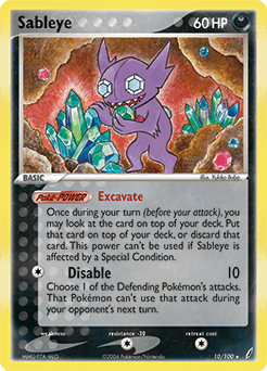 Sableye Crystal Guardians card