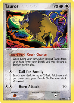 Tauros Crystal Guardians card