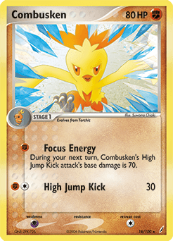 Combusken Crystal Guardians card