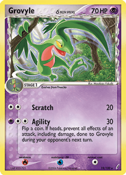 Grovyle Crystal Guardians card