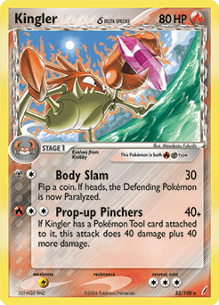 Kingler Crystal Guardians card
