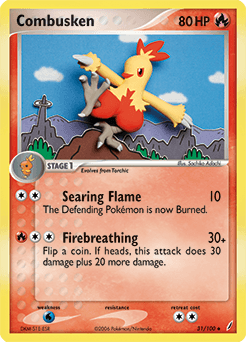 Combusken Crystal Guardians card