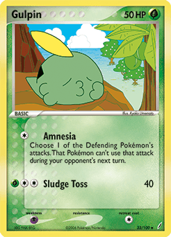Gulpin Crystal Guardians card