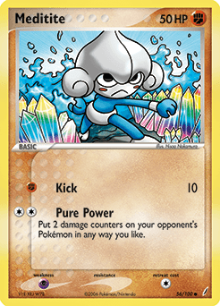 Meditite Crystal Guardians card