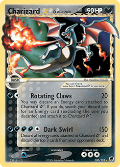 Charizard Dragon Frontiers card