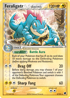 Feraligatr Dragon Frontiers card