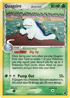 Quagsire Dragon Frontiers card