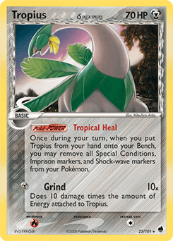 Tropius Dragon Frontiers card