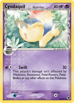Cyndaquil Dragon Frontiers card