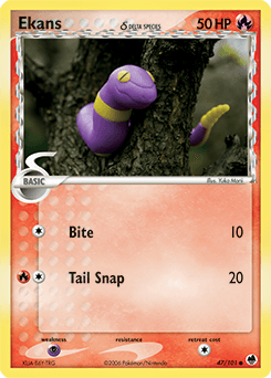 2006 Dragon Frontiers Ekans δ #47