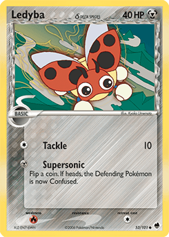 2006 Dragon Frontiers Ledyba δ #53