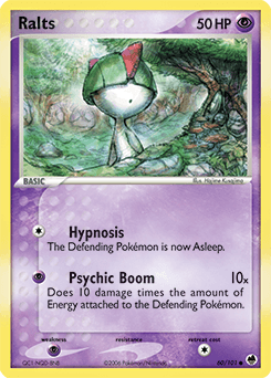 2006 Dragon Frontiers Ralts #60
