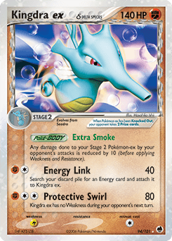 Kingdra ex Dragon Frontiers card