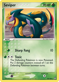 Seviper Power Keepers card