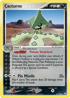 Cacturne Power Keepers card