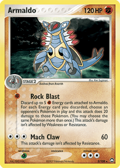 Armaldo δ Power Keepers card