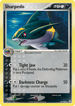 Sharpedo Power Keepers card