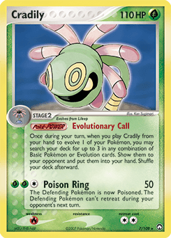 Cradily δ Power Keepers card