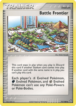 Battle Frontier Power Keepers card