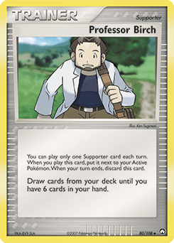 Professor Birch Power Keepers card