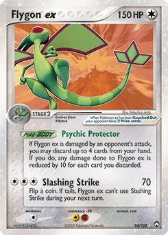 Flygon ex Power Keepers card