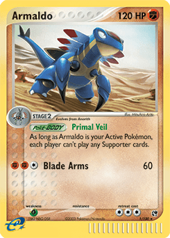 Armaldo δ Sandstorm card