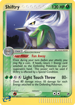 Shiftry Sandstorm card