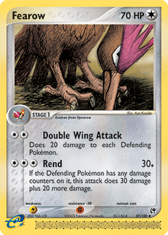 Fearow Sandstorm card