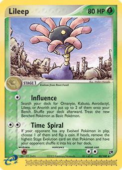 Lileep Sandstorm card