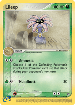 Lileep Sandstorm card