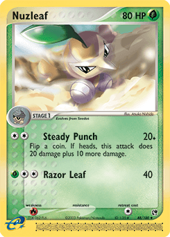 Nuzleaf Sandstorm card